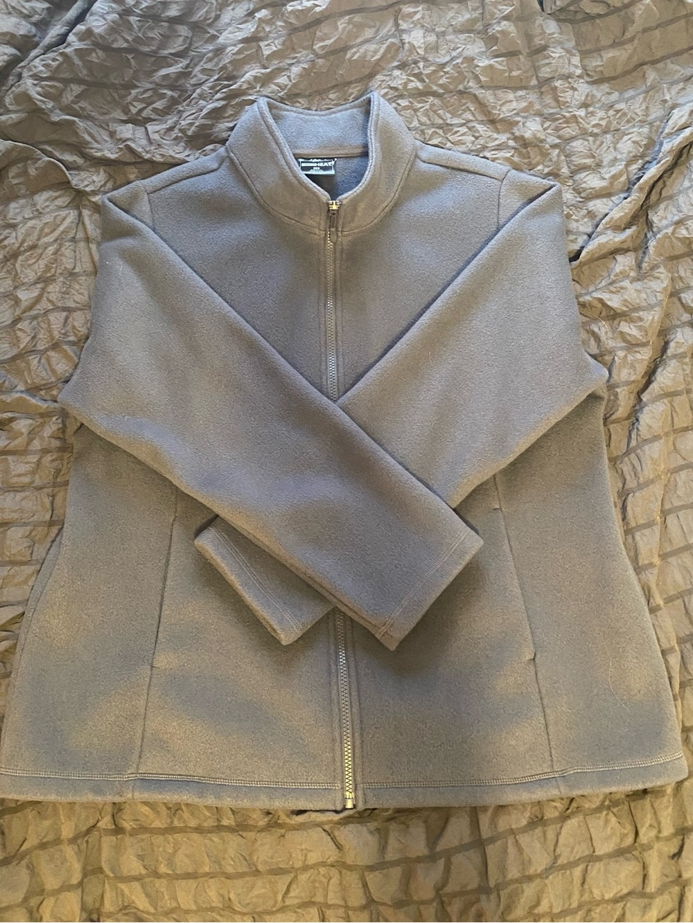 32° Heat Apparel Gray Full-Zip Fleece Jacket